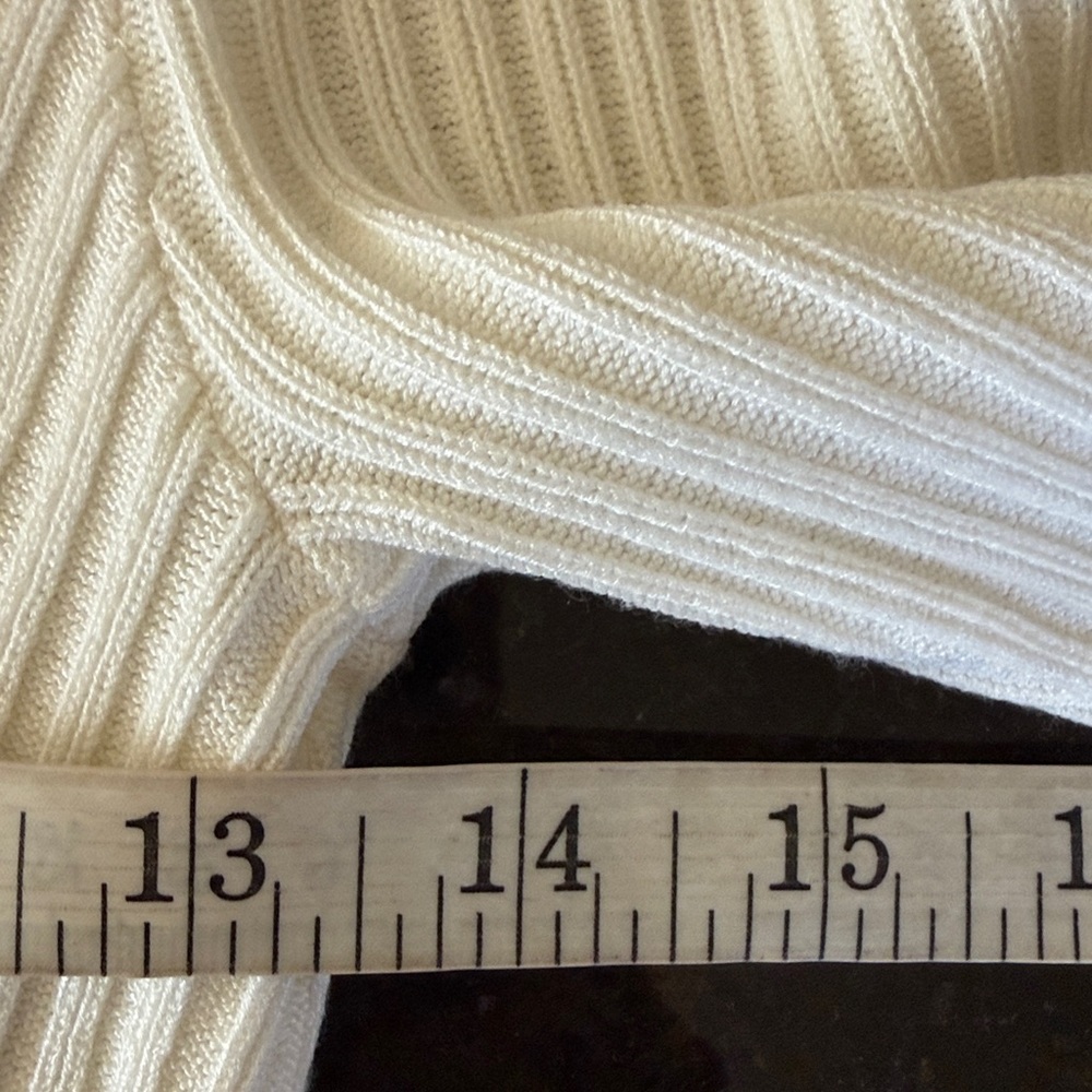 NWT Theory Ardesia Proseco Ribbed
Sweater Dress Eggshell Size Small - Picture 9 of 12